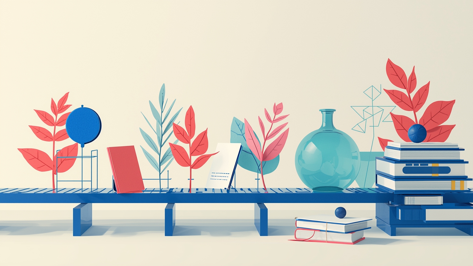 A video editor's timeline stretches uninterrupted across a desk while disconnected browser windows and app icons pile up in a wastebasket beside the monitor, illustrating tools abandoned for breaking creative flow.